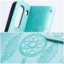 Etui z klapką na Samsung A27 Mezzo Book łapacz snów zielone