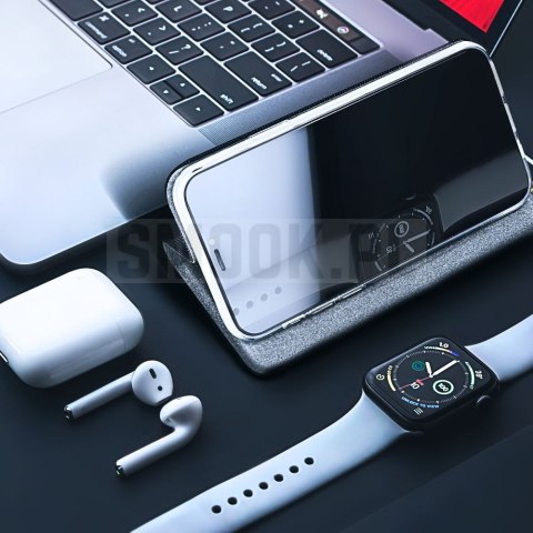 Etui z klapką na Samsung A27 Sensitive Book czarne