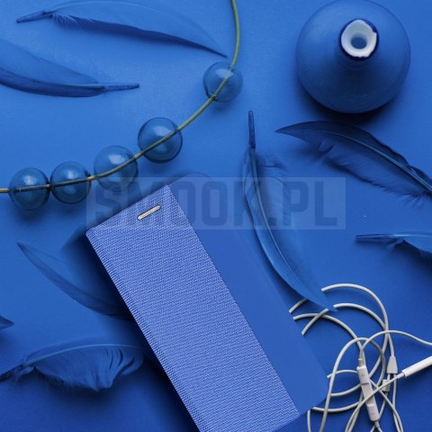 Etui z klapką na Samsung A27 Sensitive Book niebieskie