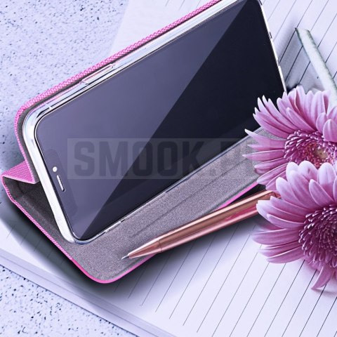 Etui z klapką na Samsung A27 Sensitive Book różowe