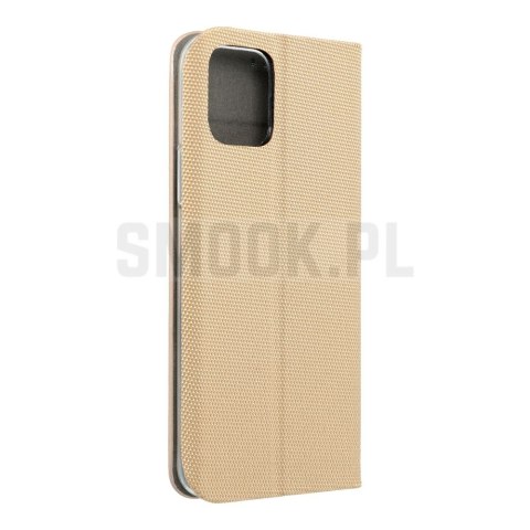 Etui z klapką na Samsung A27 Sensitive Book złote