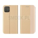 Etui z klapką na Samsung A27 Sensitive Book złote