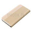 Etui z klapką na Samsung A27 Sensitive Book złote