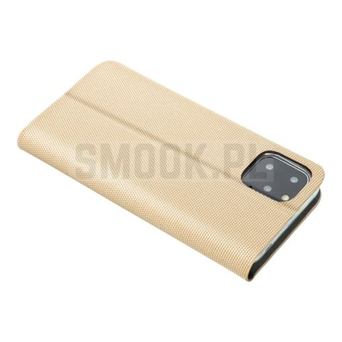 Etui z klapką na Samsung A27 Sensitive Book złote