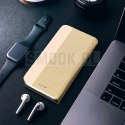 Etui z klapką na Samsung A27 Sensitive Book złote
