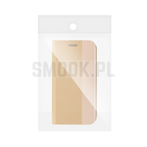 Etui z klapką na Samsung A27 Sensitive Book złote
