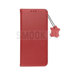 Etui z klapką na Samsung A27 Smart Pro Book skórzane bordowe