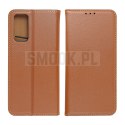 Etui z klapką na Samsung A27 Smart Pro Book skórzane brązowe