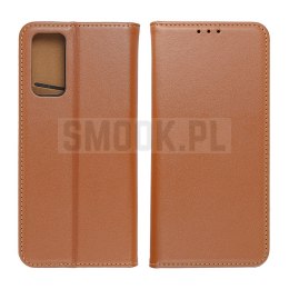 Etui z klapką na Samsung A27 Smart Pro Book skórzane brązowe