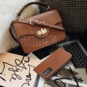 Etui z klapką na Samsung A27 Smart Pro Book skórzane brązowe