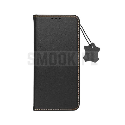 Etui z klapką na Samsung A27 Smart Pro Book skórzane czarne