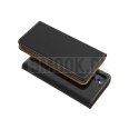 Etui z klapką na Samsung A27 Smart Pro Book skórzane czarne