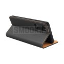 Etui z klapką na Samsung A27 Smart Pro Book skórzane czarne