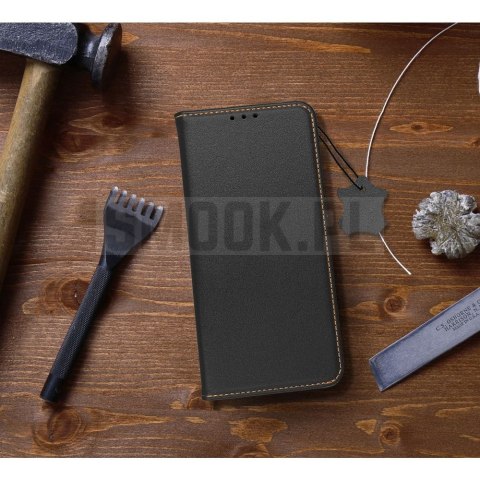 Etui z klapką na Samsung A27 Smart Pro Book skórzane czarne