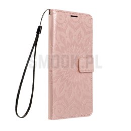 Etui z klapką na Xiaomi Motorola G37 / G57 POWER Mezzo Book mandala złoto-różowe