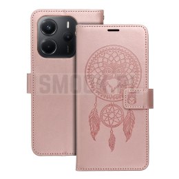 Etui z klapką na Xiaomi Motorola G67 / G77 Mezzo Book łapacz snów złoto-różowe