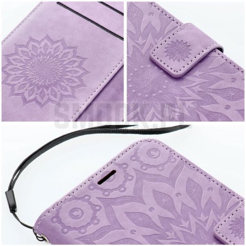 Etui z klapką na Xiaomi Motorola G67 / G77 Mezzo Book mandala fioletowe
