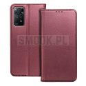 Etui z klapką na Xiaomi Redmi 17C Smart Magneto burgundowe