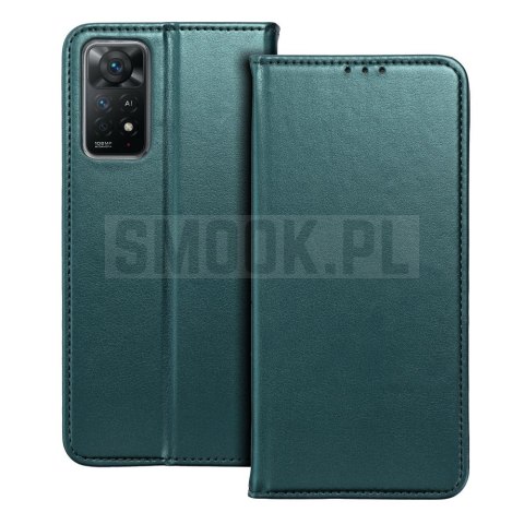 Etui z klapką na Xiaomi Redmi 17C Smart Magneto ciemnozielone