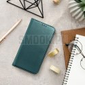 Etui z klapką na Xiaomi Redmi 17C Smart Magneto ciemnozielone