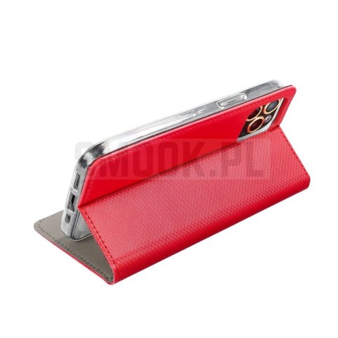 Etui z klapką na Xiaomi Redmi 17c Smart Case Book czerwone