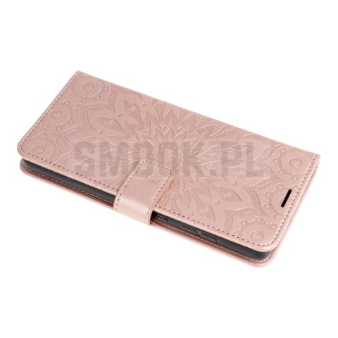 Etui z klapką na Xiaomi Xiaomi Redmi A7 Pro Mezzo Book mandala złoto-różowe
