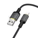 Kabel USB A do Lightning Hoco 2,4A 1 m X128 Benefit czarny
