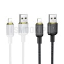 Kabel USB A do Lightning Hoco 2,4A 1 m X128 Benefit czarny