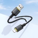 Kabel USB A do Lightning Hoco 2,4A 1 m X128 Benefit czarny