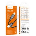 Kabel USB A do Lightning Hoco 2,4A 1 m X128 Benefit czarny