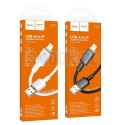 Kabel USB A do Lightning Hoco 2,4A 1 m X128 Benefit czarny