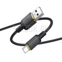 Kabel USB A do USB C Hoco 3A 1 m X128 Benefit czarny