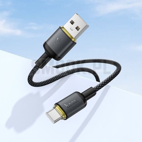 Kabel USB A do USB C Hoco 3A 1 m X128 Benefit czarny