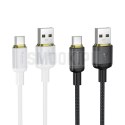 Kabel USB A do USB C Hoco 3A 1 m X128 Benefit czarny