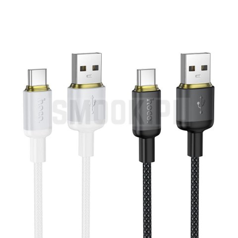 Kabel USB A do USB C Hoco 3A 1 m X128 Benefit czarny