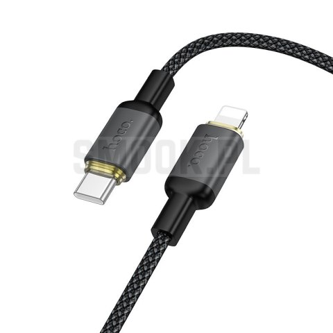 Kabel USB C do Lightning Hoco PD 30W 1 m X128 Benefit czarny