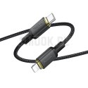 Kabel USB C do Lightning Hoco PD 30W 1 m X128 Benefit czarny