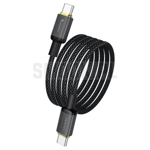 Kabel USB C do USB C Hoco 3A 60W 1 m X128 Benefit czarny