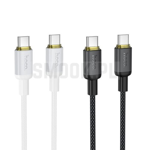 Kabel USB C do USB C Hoco 3A 60W 1 m X128 Benefit czarny
