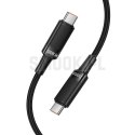 Kabel USB C do USB C Hoco PD 5A 100W 1,2 m U153 Extreme czarny
