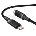 Kabel USB C do USB C Hoco PD 5A 100W 1,2 m U153 Extreme czarny