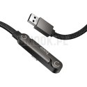 Kabel z podstawką USB A do USB C Hoco 3A 1,2 m U150 Exquisite czarny