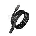 Kabel z podstawką USB C do USB C Hoco PD 60W 1,2 m U150 Exquisite czarny