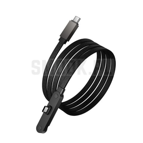Kabel z podstawką USB C do USB C Hoco PD 60W 1,2 m U150 Exquisite czarny