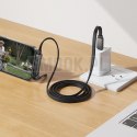 Kabel z podstawką USB C do USB C Hoco PD 60W 1,2 m U150 Exquisite czarny