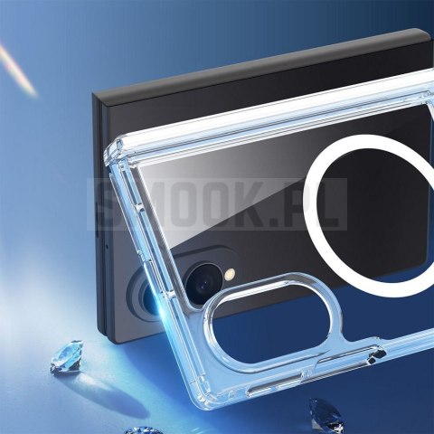 DUX DUCIS futerał CLIN MAG kompatybilny z MagSafe do SAMSUNG Z Fold 8 Wide transparentny