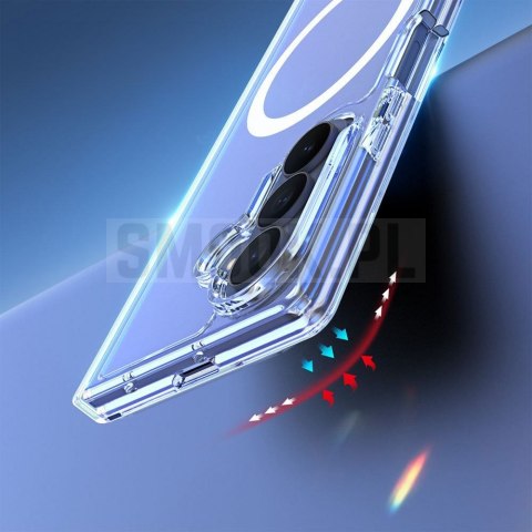 DUX DUCIS futerał CLIN MAG kompatybilny z MagSafe do SAMSUNG Z Fold 8 transparentny