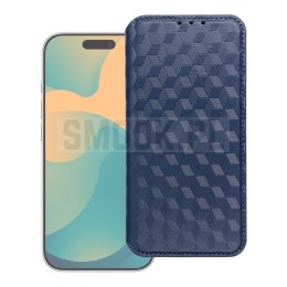 Etui z klapką na Samsung S26 FE Cubic Book niebieskie