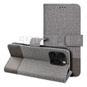 Etui z klapką na Samsung S26 FE Gomma Book szare