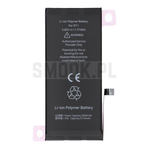 JCID Bateria do iPhone 11 (standardowa pojemność)